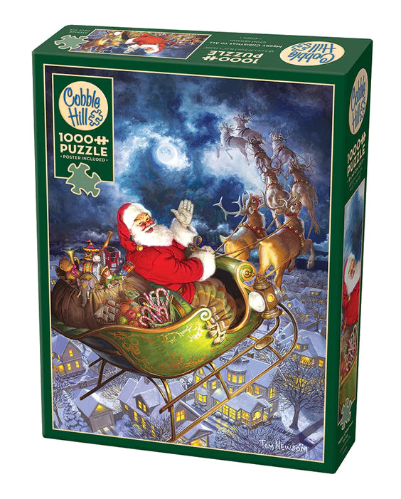 Puzzle : 1000 Joyeux Noël à tous