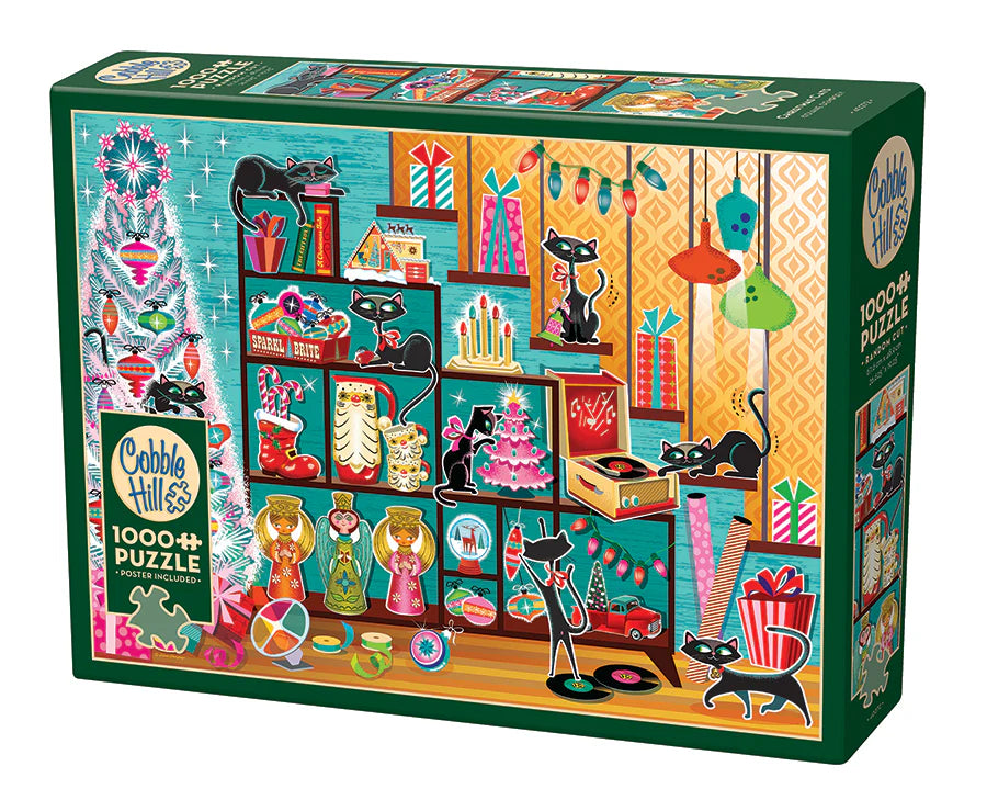 Puzzle : 1000 Chats de Noël