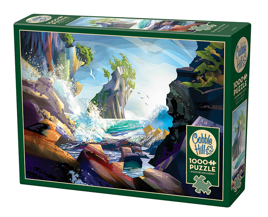 Puzzle : 1000 Vagues côtières