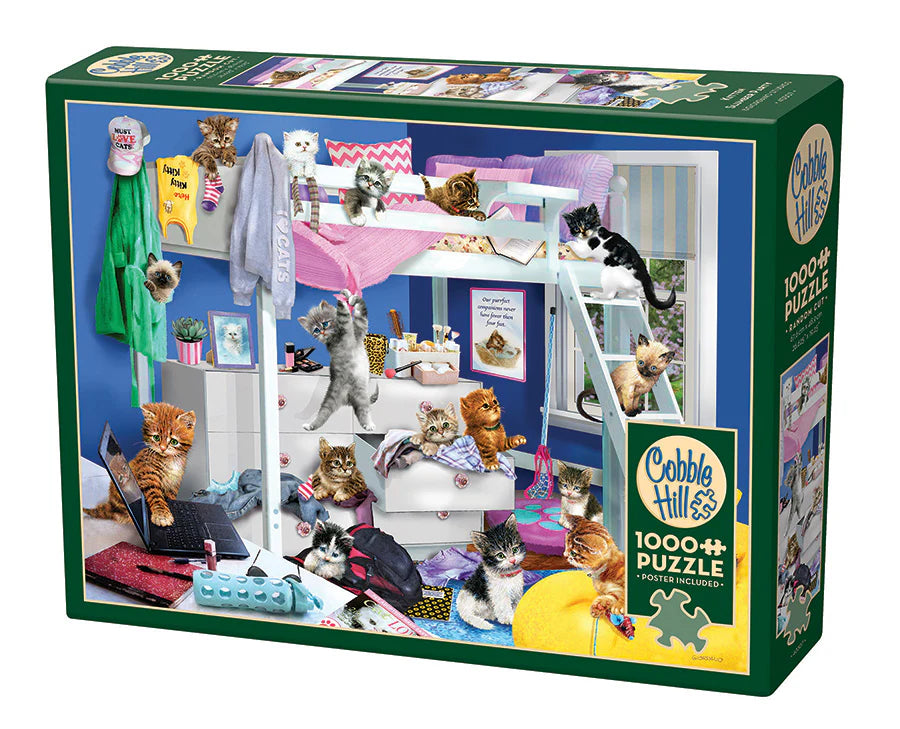 Casse-tête : 1000 Chaton pyjama party