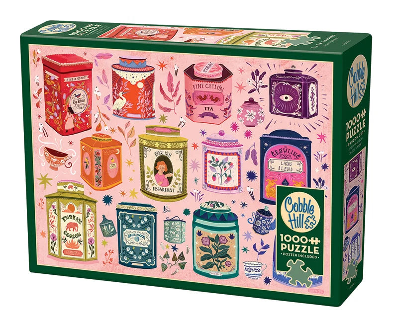 Puzzle: 1000 Tea Tin Treasures
