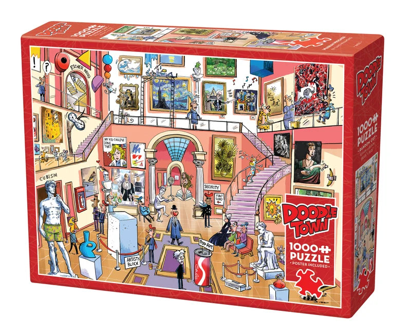 Puzzle: 1000 DoodleTown: Museum Mischief