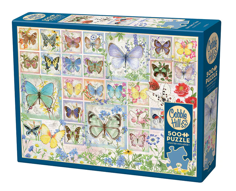 Puzzle: 500 Butterfly Tiles