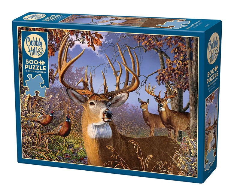 Puzzle: 500 Deer and Pheasant