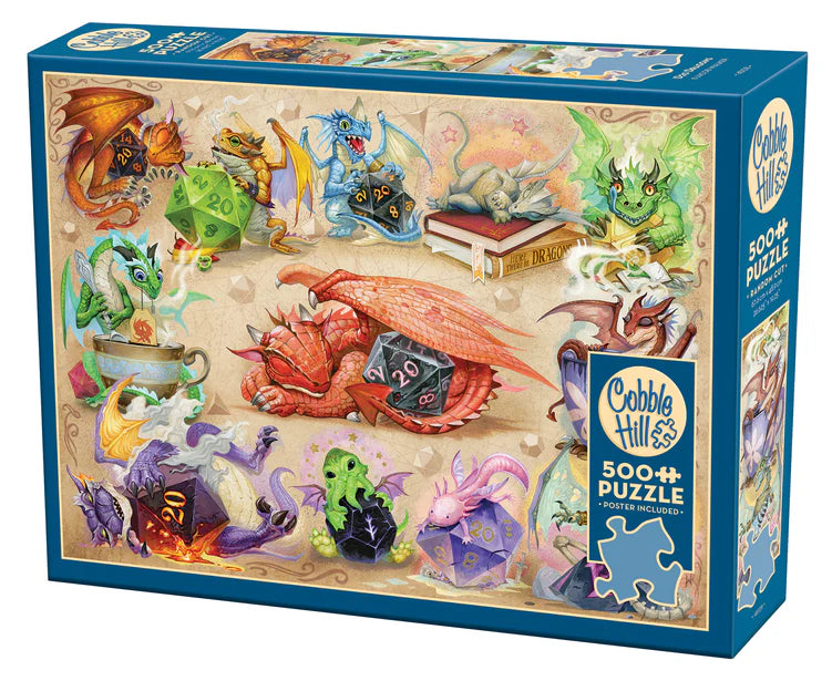 Puzzle: 500 D20 Dragons