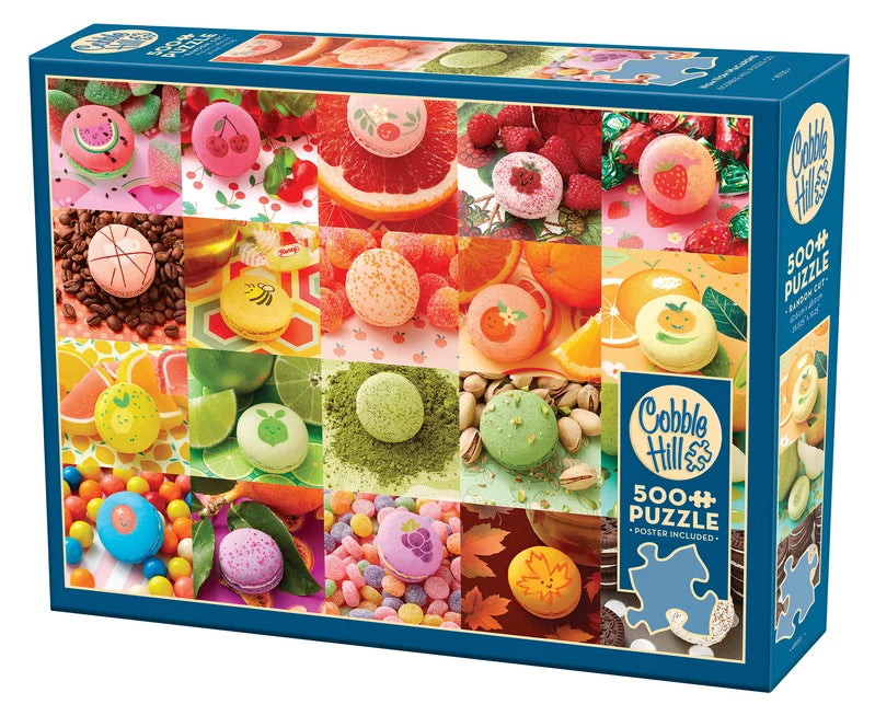 Puzzle: 500 Nom Nom Macarons