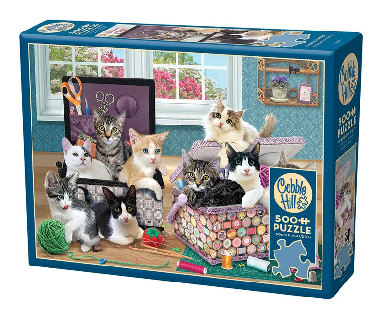 Puzzle: 500 Crafty Kittens