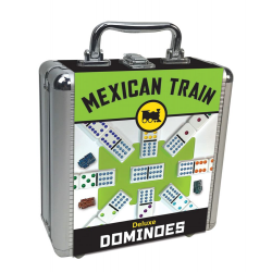 Mexican Train Double 12 - Colour - Deluxe - with Case