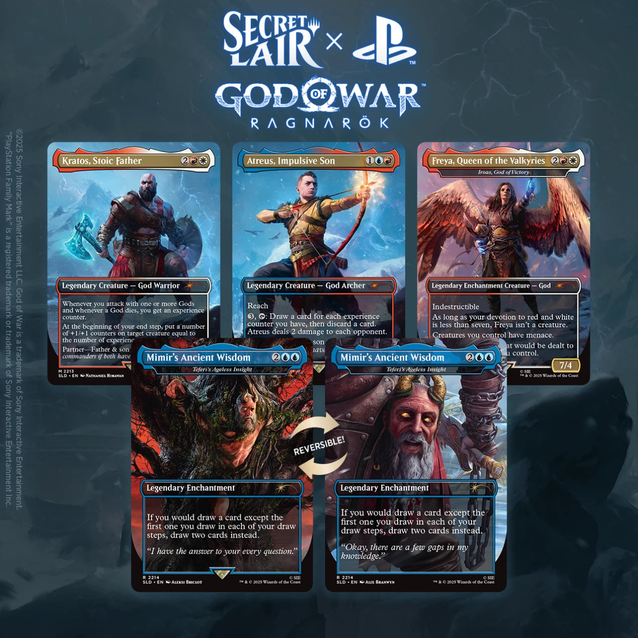 Magic: The Gathering - Secret Lair: Playstation: God of War: Norse