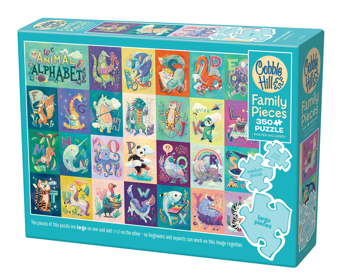 Puzzle: 350 Animal Alphabet (Family)