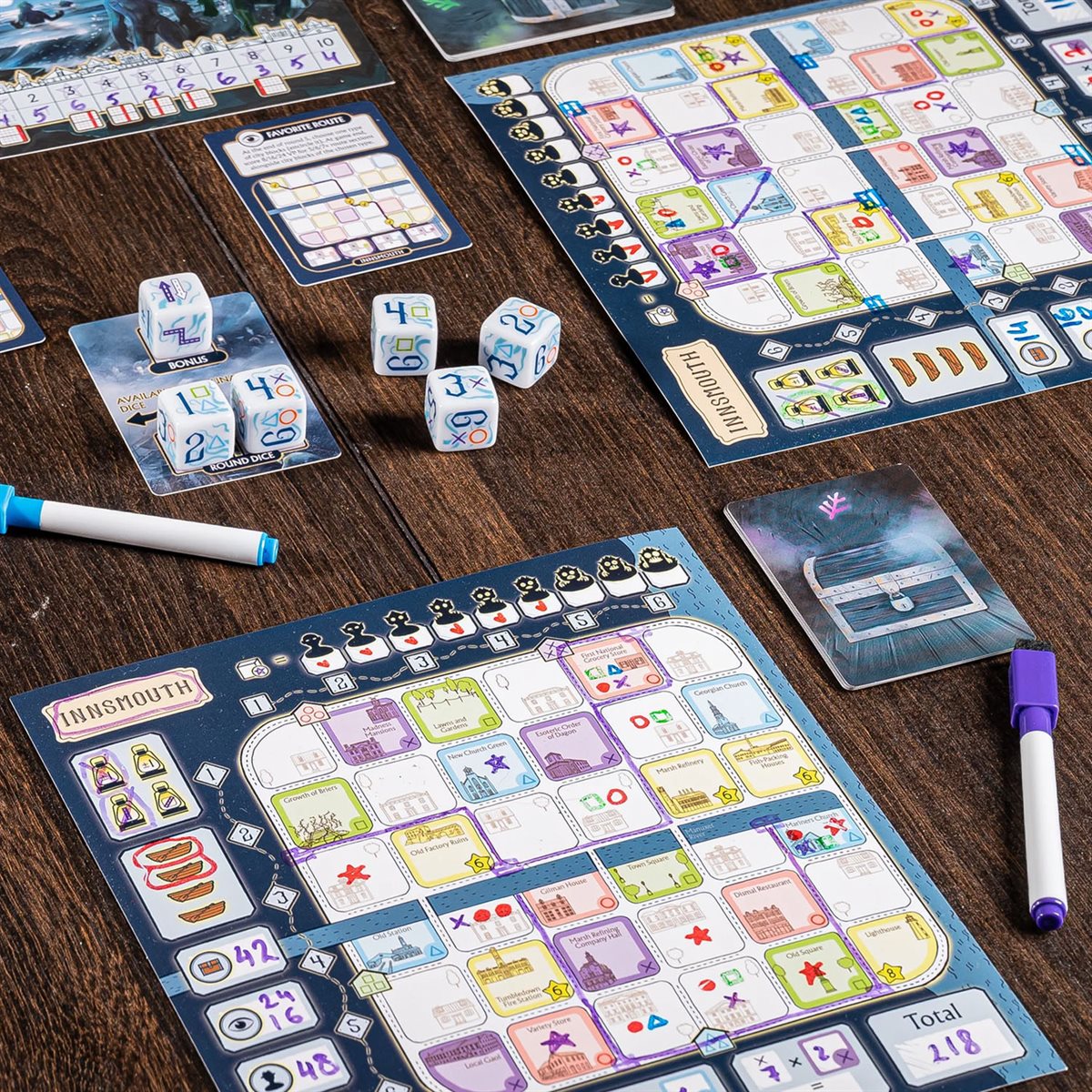 Innsmouth Travel Guide - A Route-Charting Game