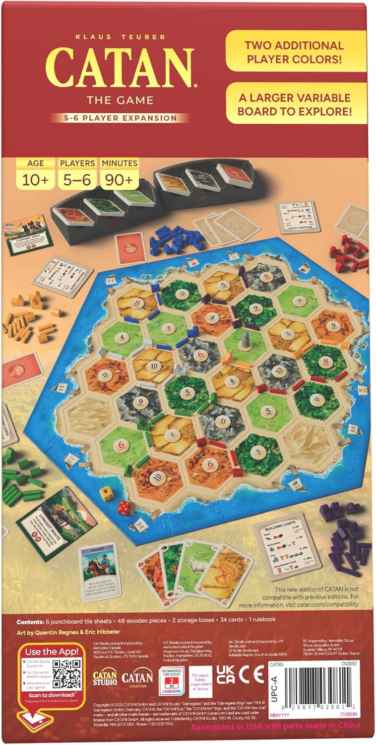 CATAN Exp: 5-6 Players - 6th Edition