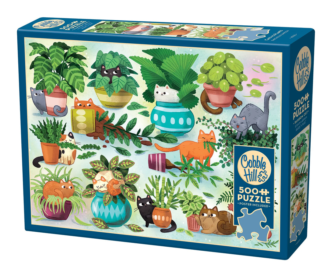 Puzzle: 500 Cats vs. Plants