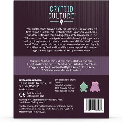 Twisted Cryptids: Cryptid Culture Expansion