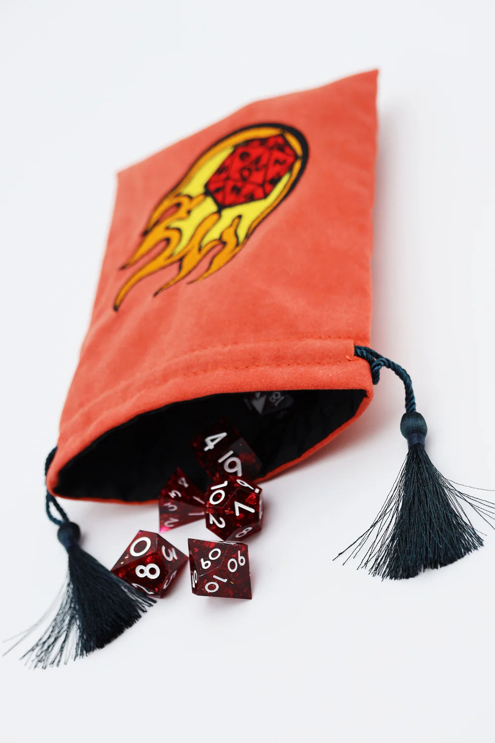 Pochette à dés - Dé Boule de Feu
