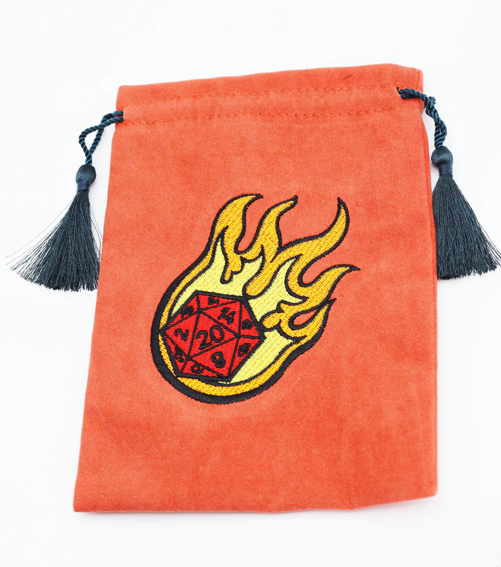 Pochette à dés - Dé Boule de Feu