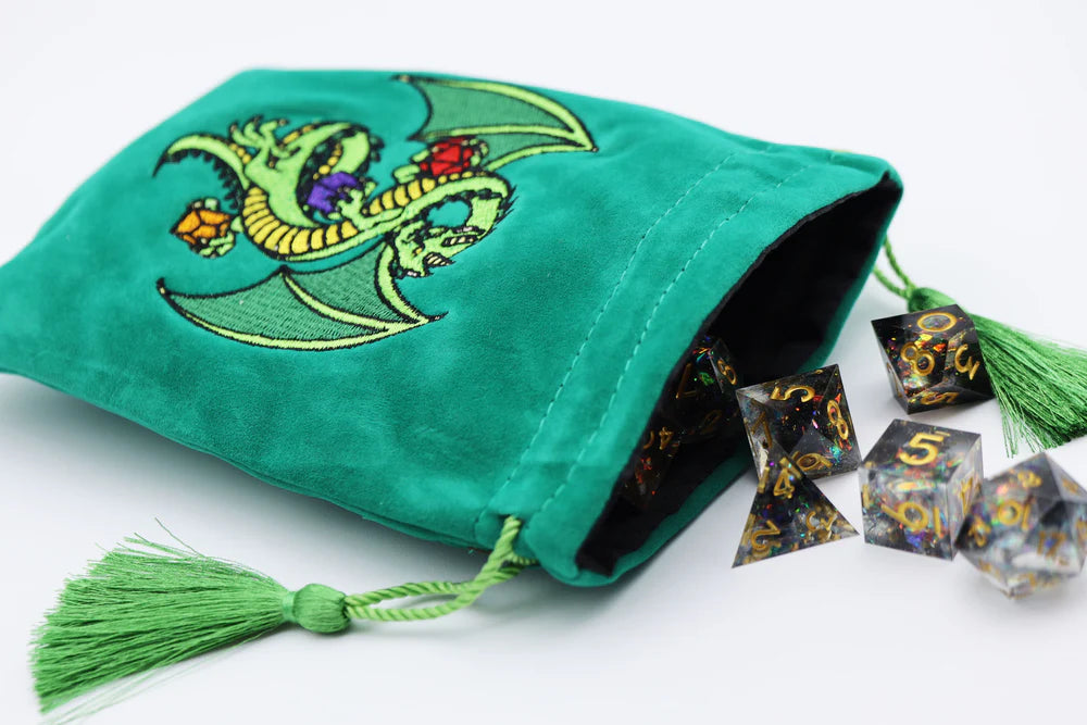 Dice Bag - Green Dragon