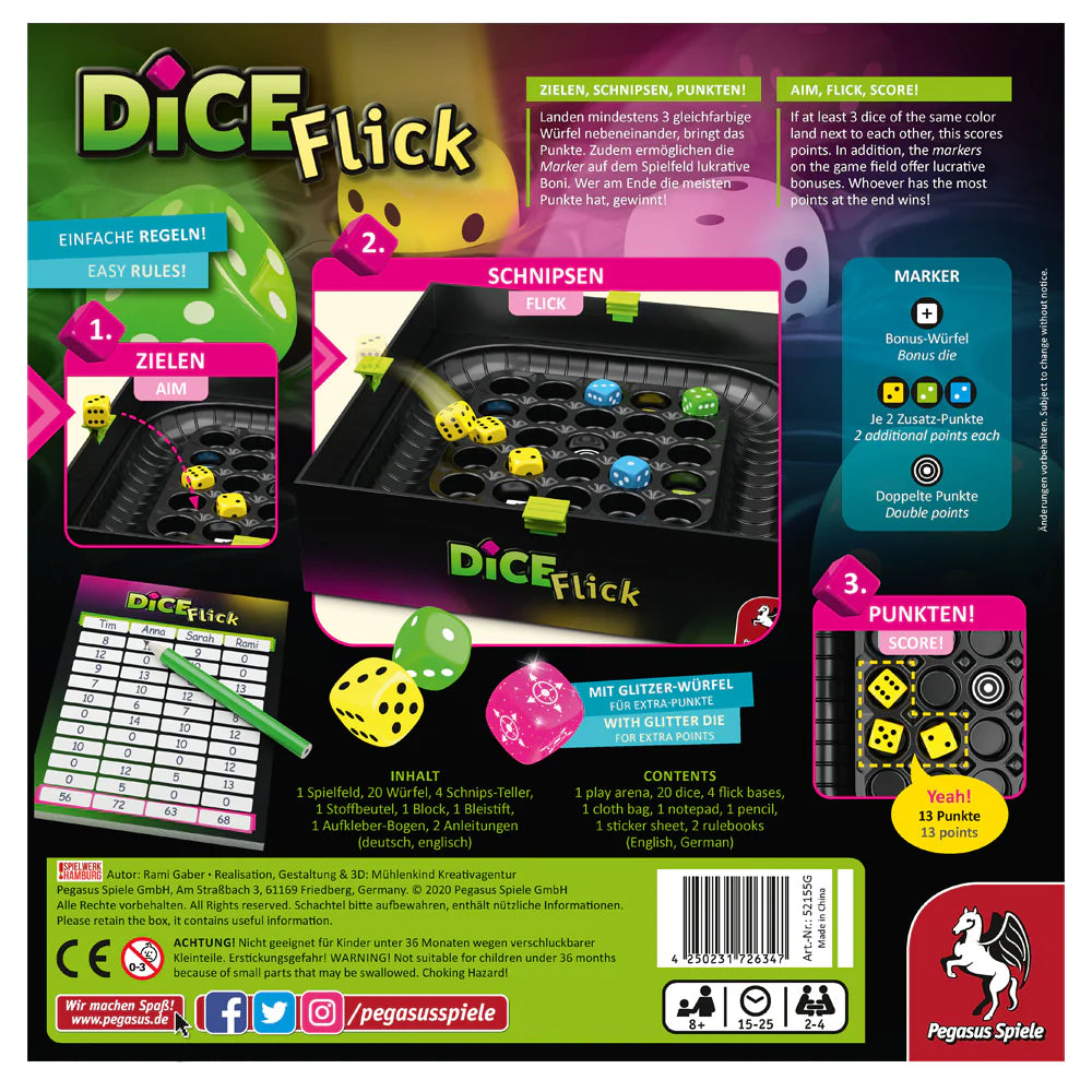 Flicker de dés