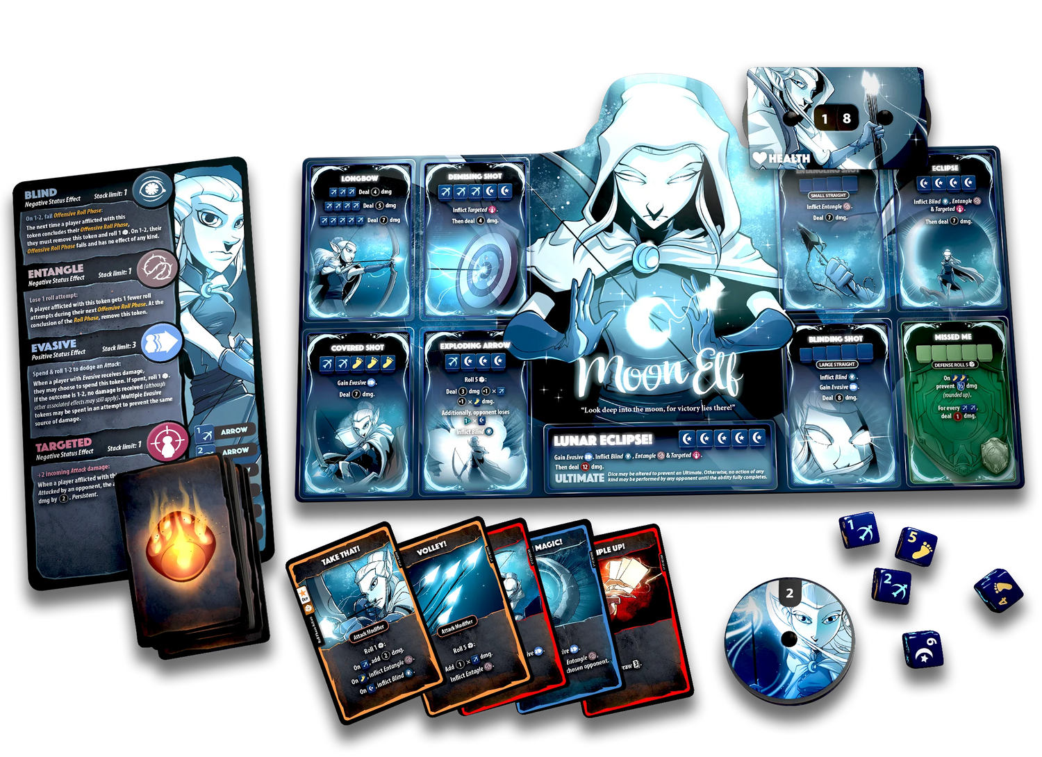 Dice Throne - Season One - Barbarian vs Moon  Elf