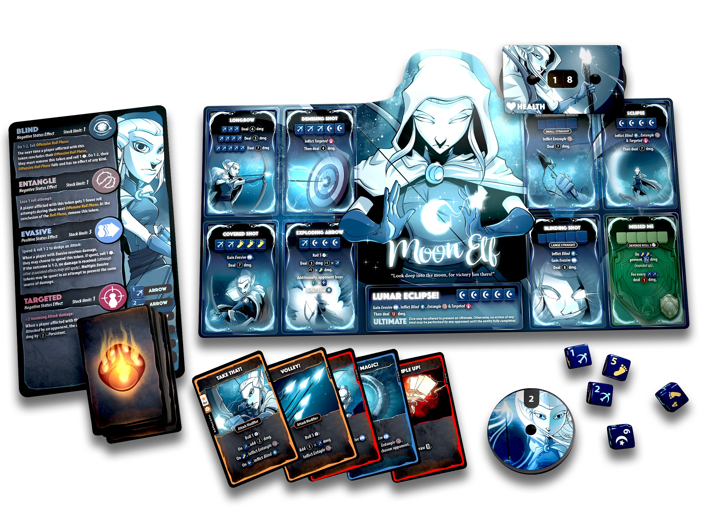 Dice Throne - Season One - Barbarian vs Moon  Elf