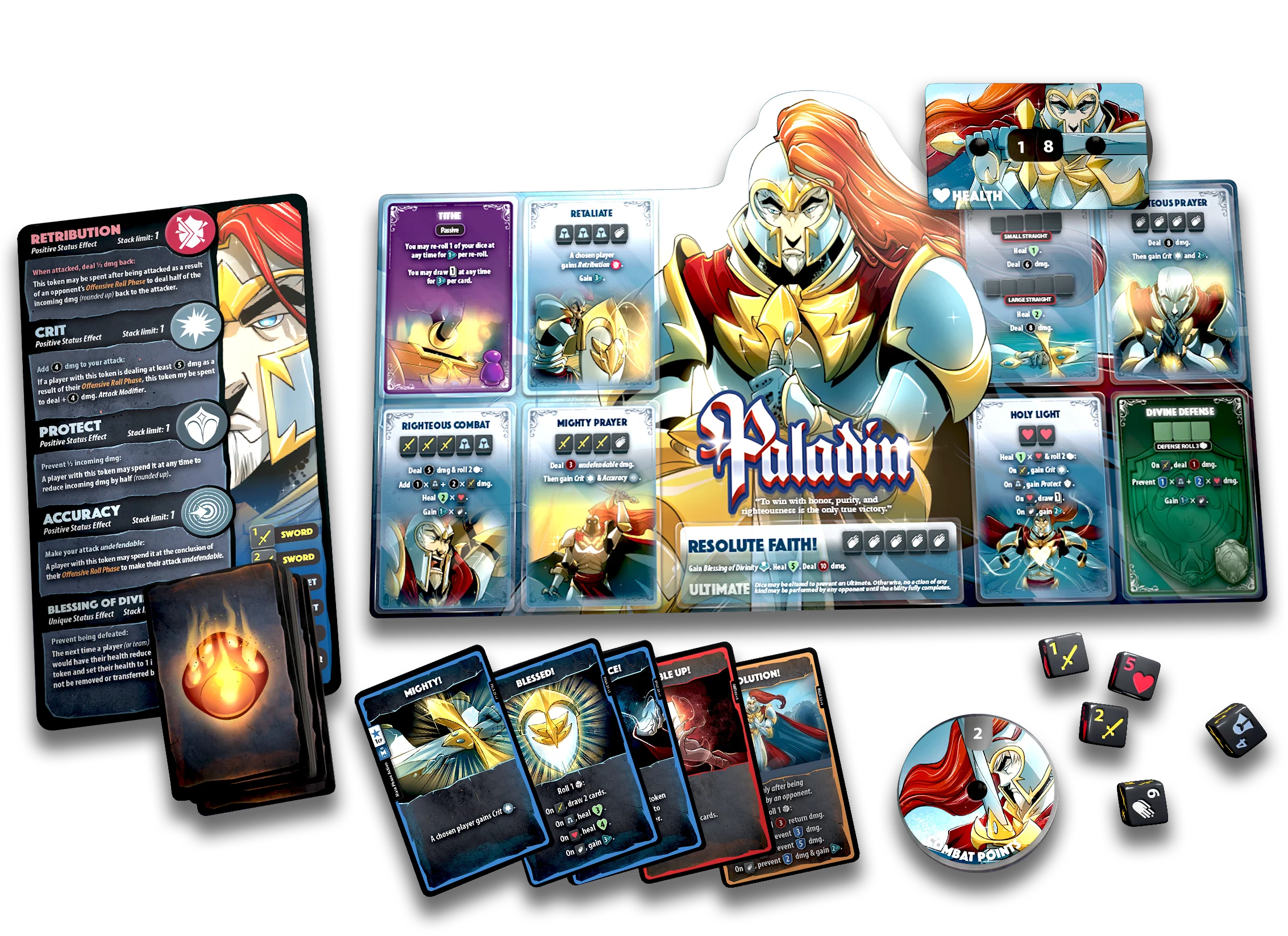 Dice Throne - Season One - Monk vs Paladin