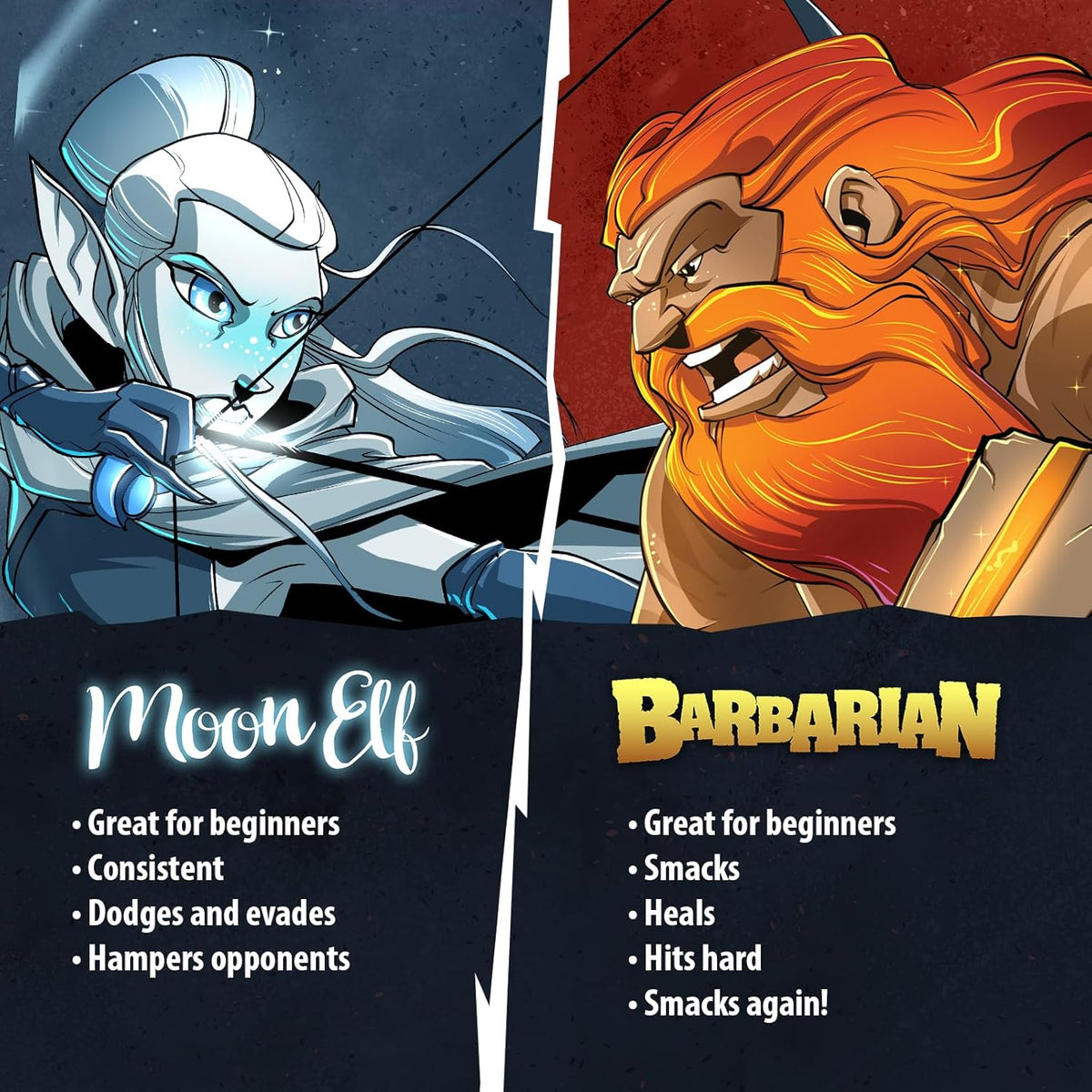 Dice Throne - Season One - Barbarian vs Moon  Elf