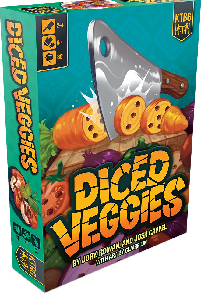 Légumes coupés en dés