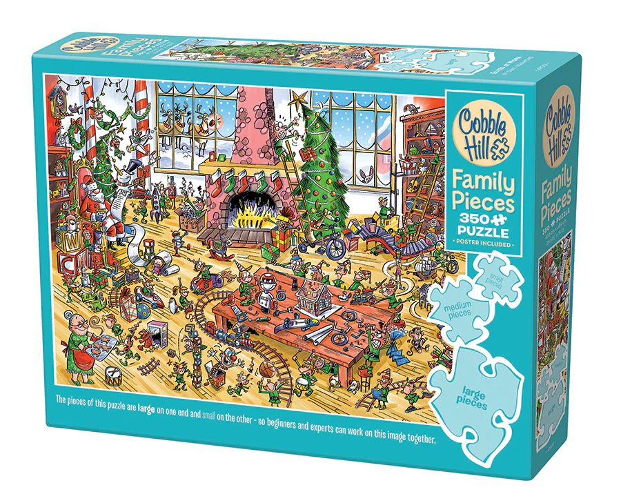 Puzzle: 350 Elves at Work (Family)