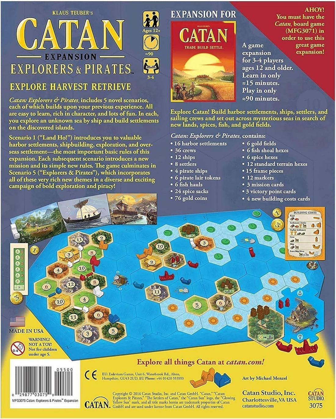 CATAN Exp: Explorers &amp; Pirates - 6th Edition