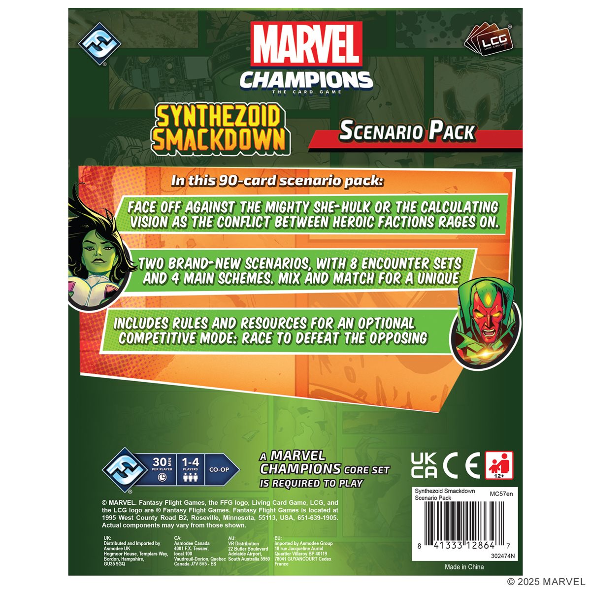 Marvel Champions LCG: Synthezoid Smackdown - Scenario Pack