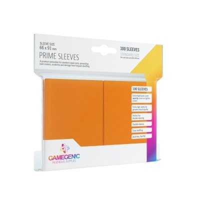 Protèges-cartes : Gamegenic Prime Sleeves : Orange (100)