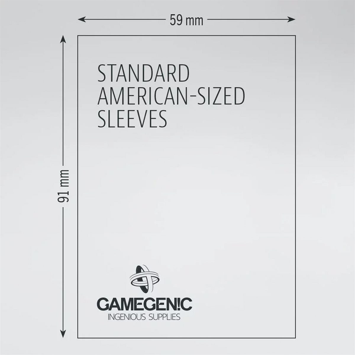 Sleeves: Gamegenic: Matte Standard American- Sized Boardgame (50) (ML) (Repackaging)