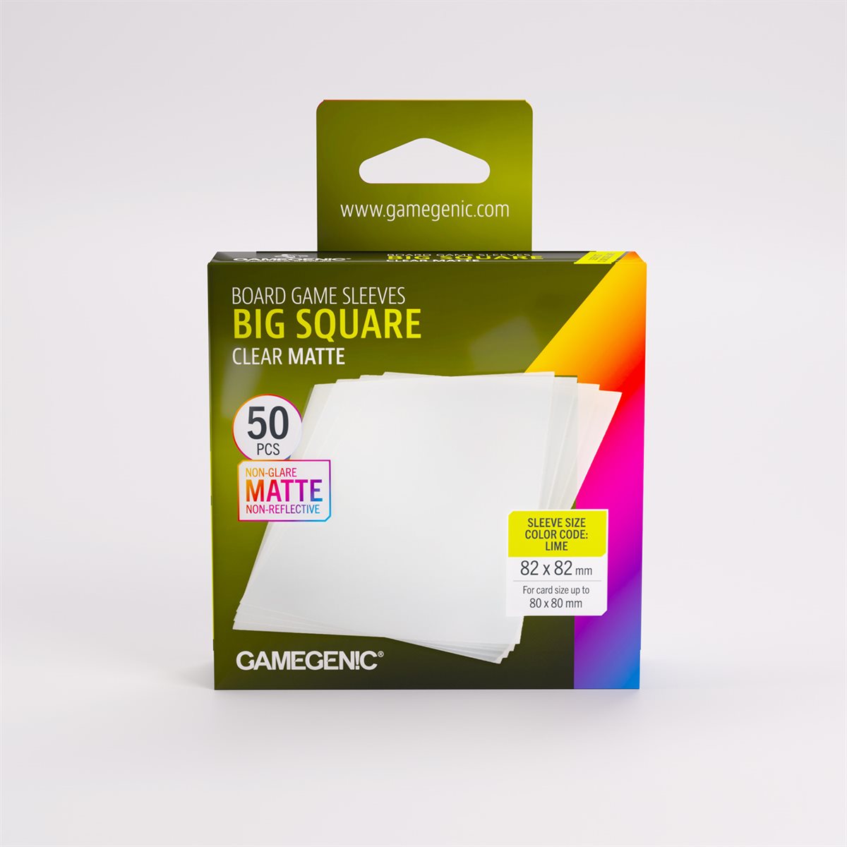 Sleeves: Gamegenic: Matte Square-Sized (50) (ML) (Repackaging)