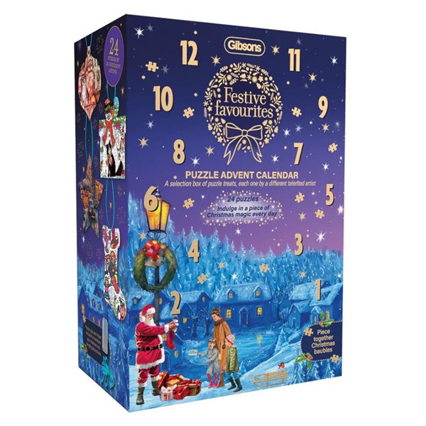 Puzzle - Festive Favourites Advent Calendar (24 Puzzles)
