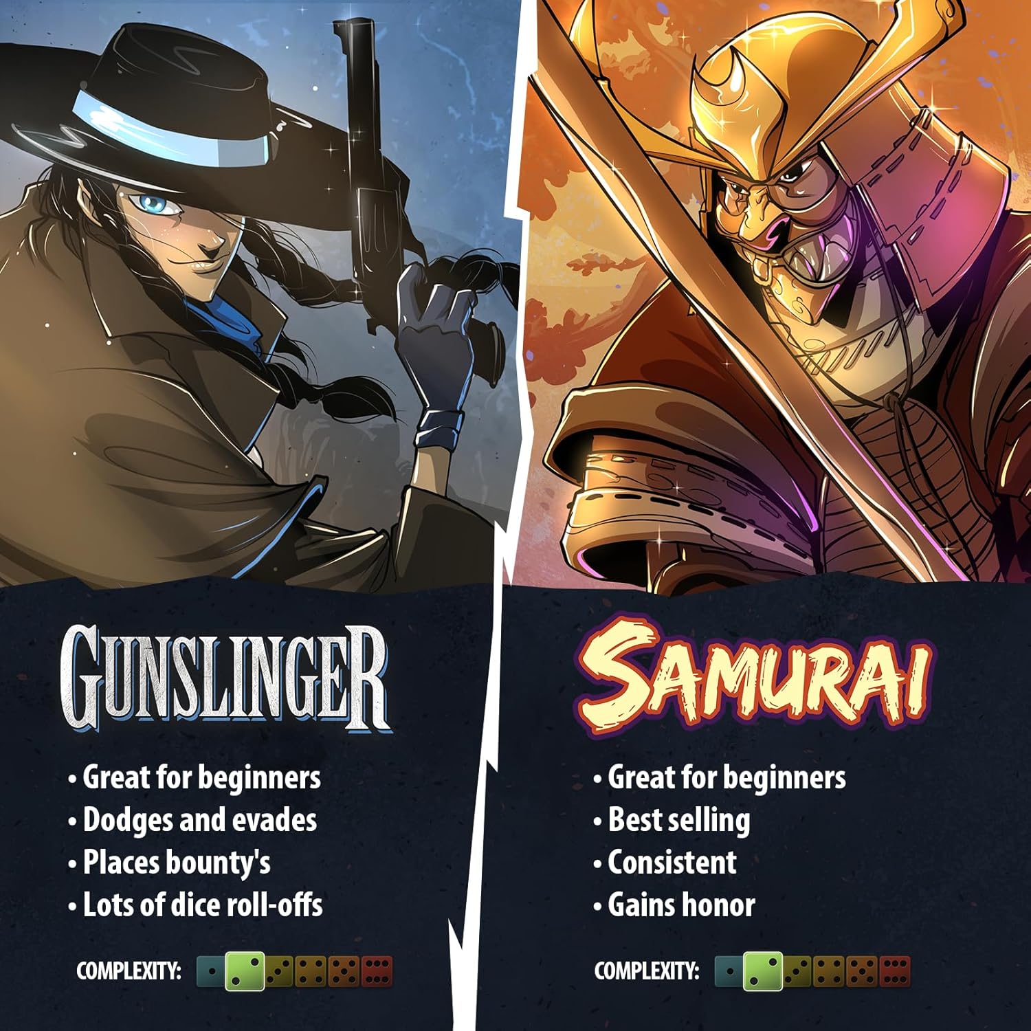 Dice Throne - Season Two - Gunslinger vs  Samurai