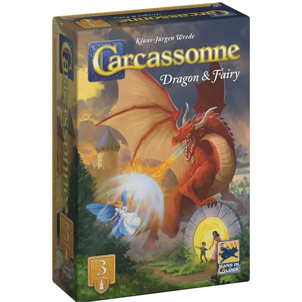 Carcassonne: Exp 3: Dragon &amp; Fairy (EN) - Refresh