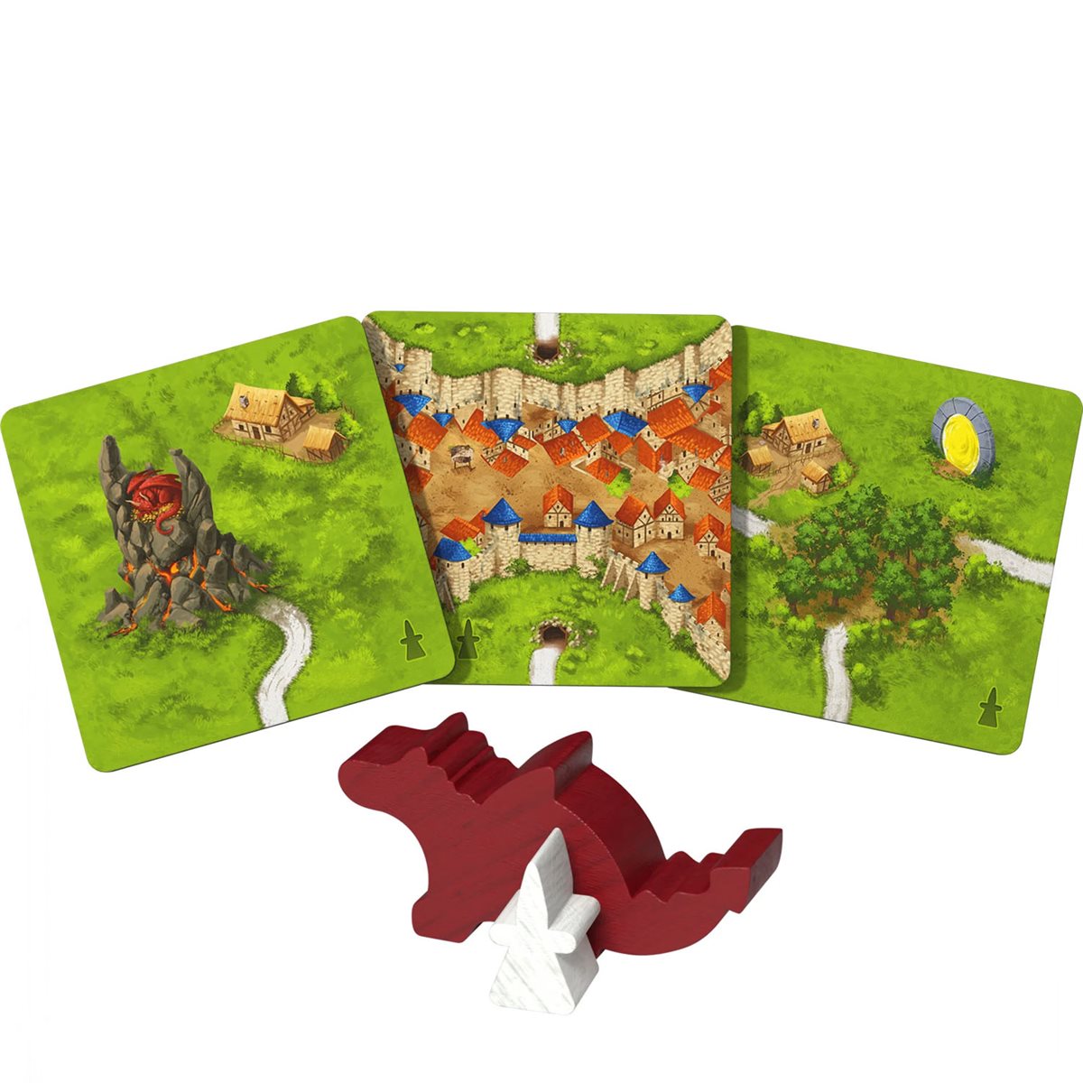 Carcassonne: Exp 3: Dragon &amp; Fairy (EN) - Refresh