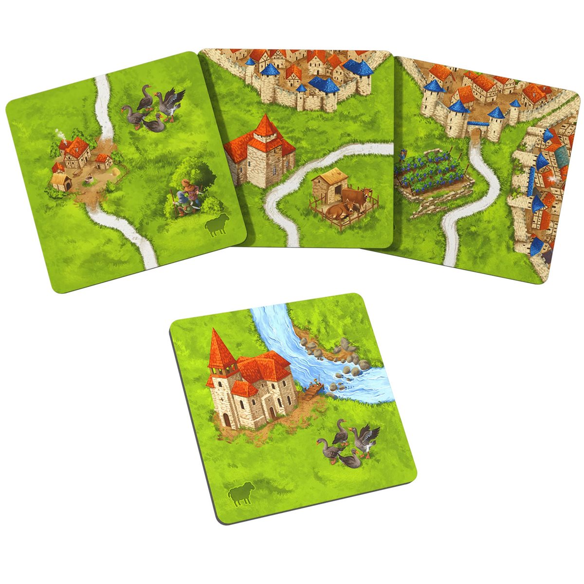 Carcassonne : Ext 9 : Moutons et Bergers (FR) - Réassort