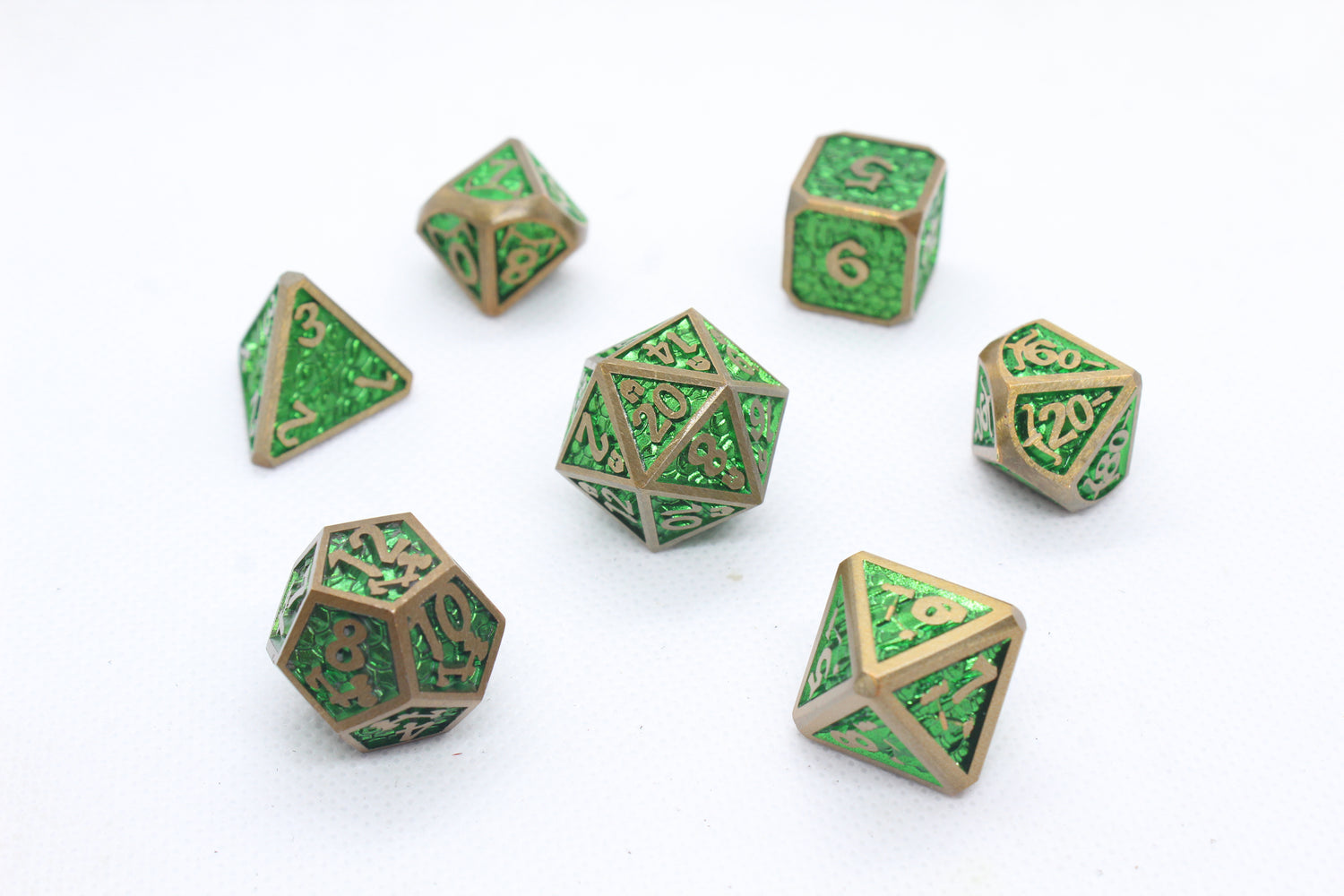 Metal Dice: Scale Mail Dark Green