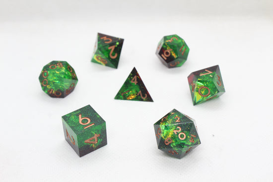Sharp Edge Resin Dice: Magic Forest