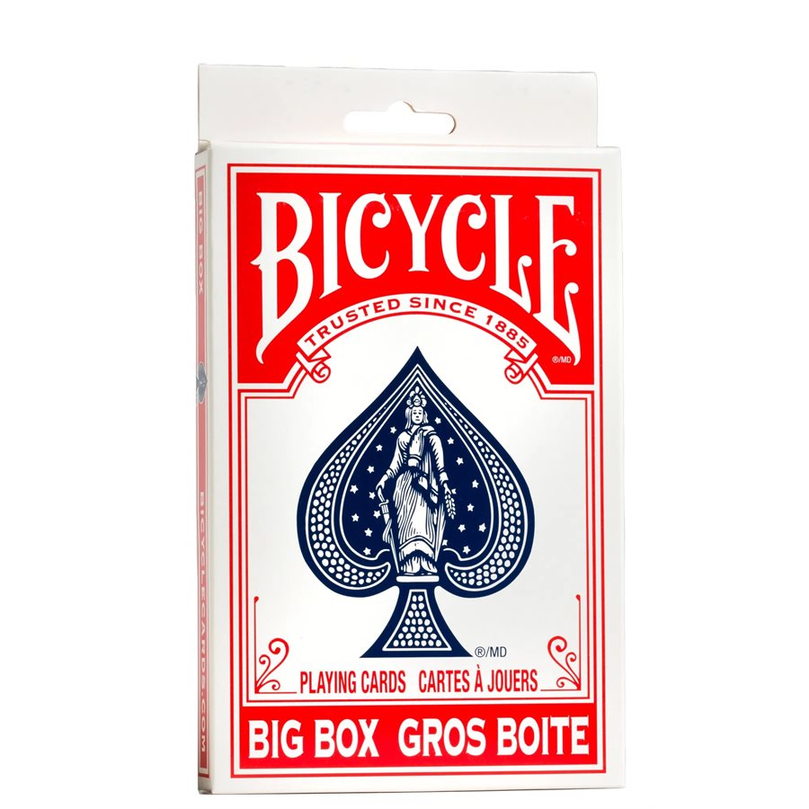 Bicycle Playing Cards - Big Box / Grosse Boite: Red / Rouge