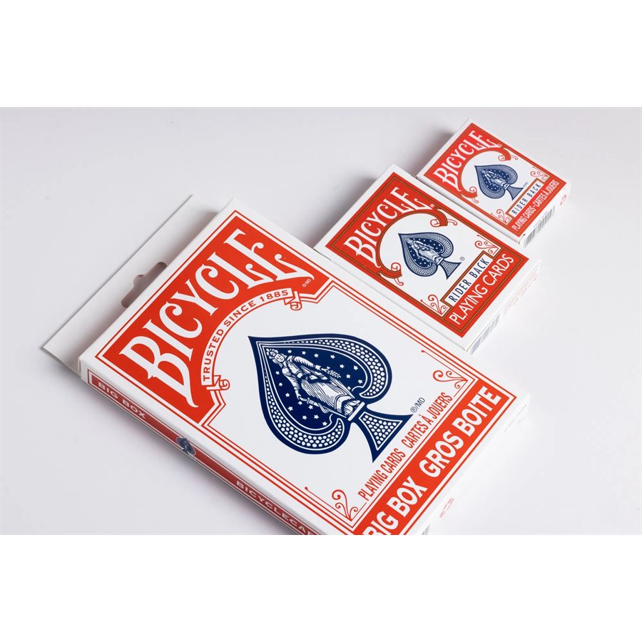 Bicycle Playing Cards - Big Box / Grosse Boite: Red / Rouge