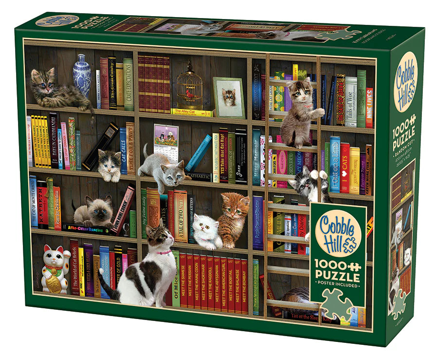 Puzzle: 1000 Kitty Librarians