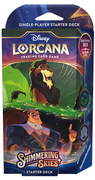 Disney Lorcana : Cieux Scintillants : Deck de démarrage - Scar/Kronk