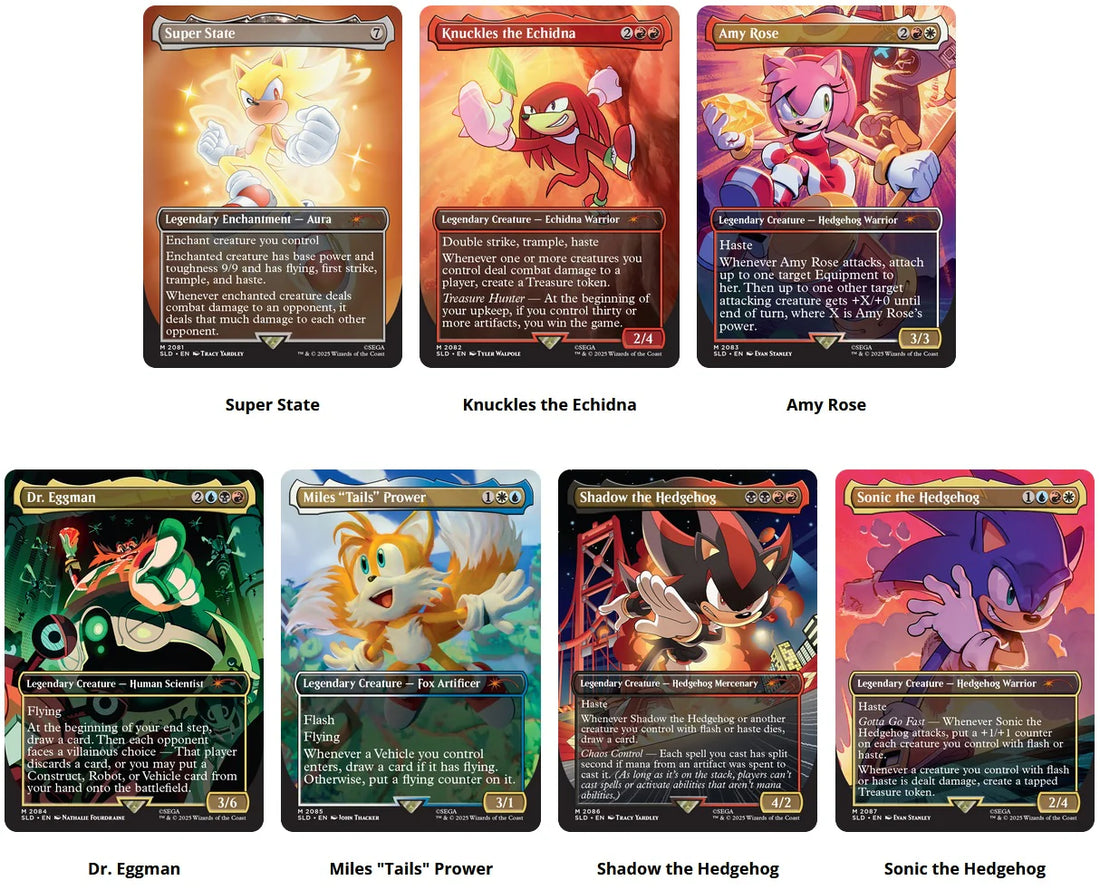MTG Secret Lair Sonic Legends