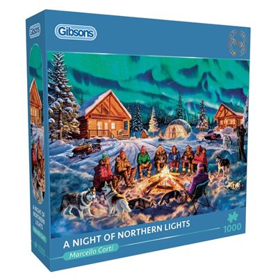 Puzzle - 1000 pcs - A Night of Northern Lights