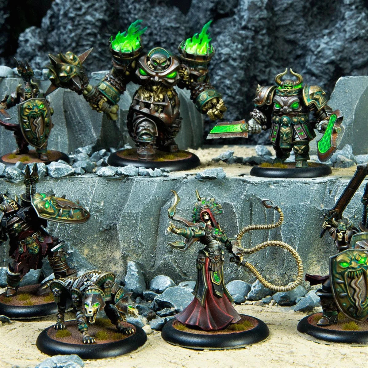 Warmachine: Orgoth Graveborn Command Cadre
