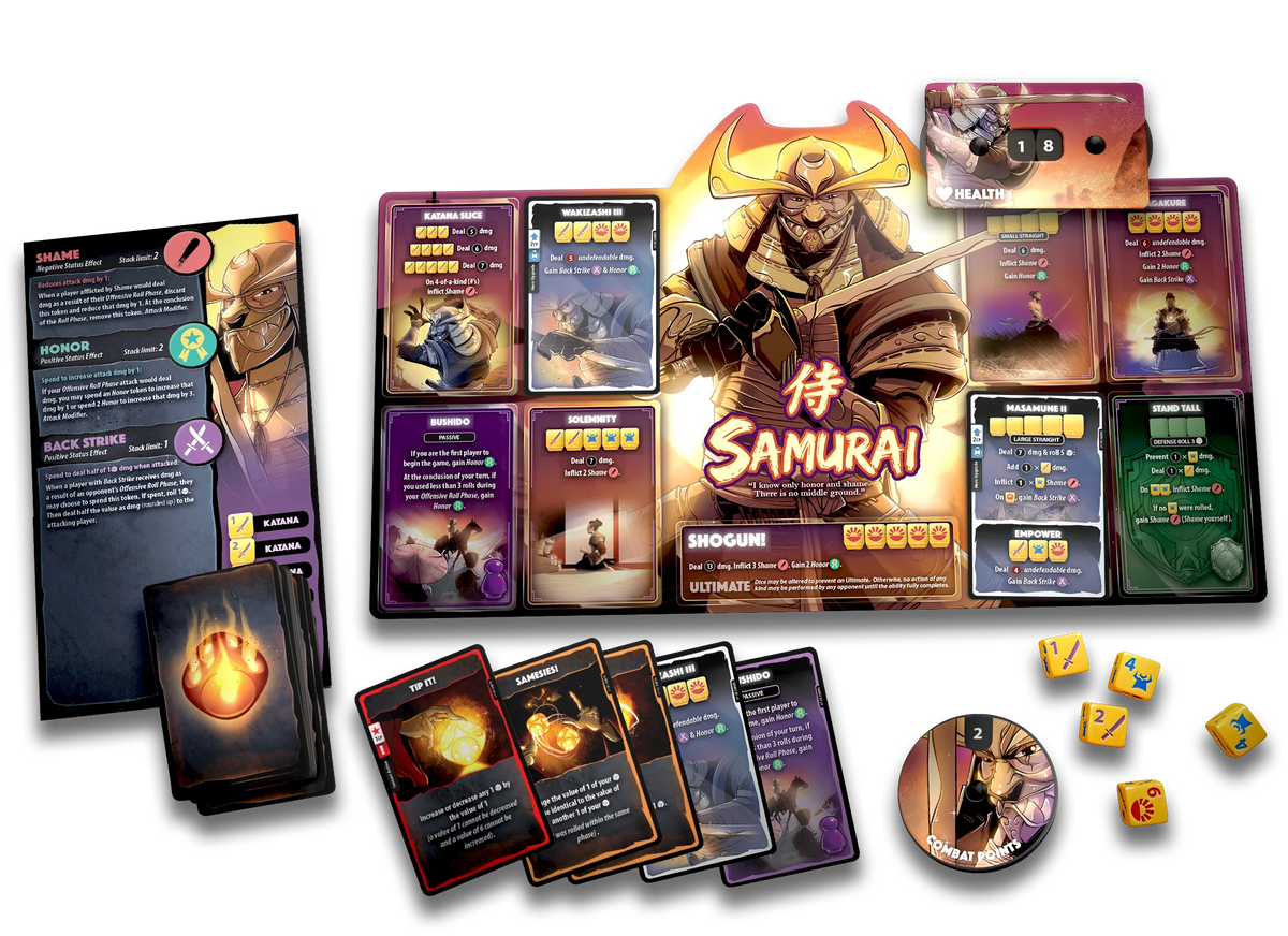 Dice Throne - Season Two - Gunslinger vs  Samurai