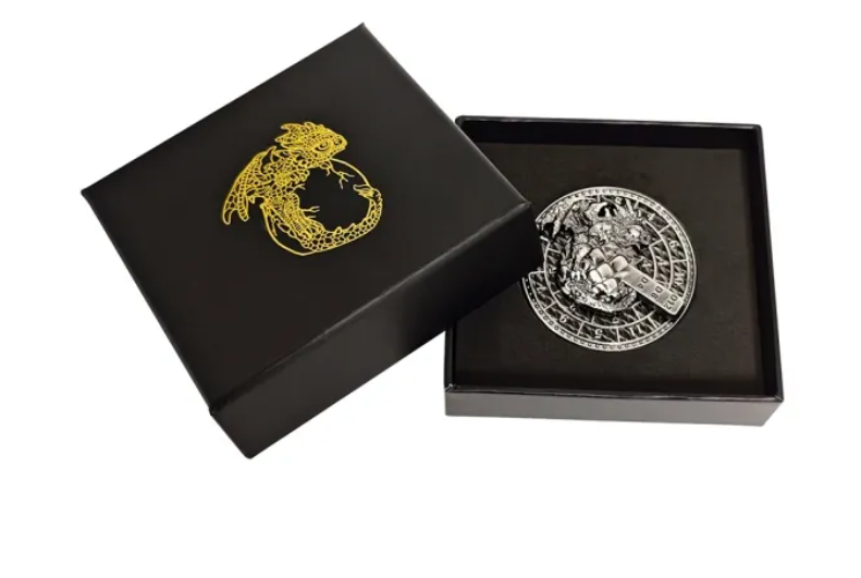 Dé Dragon Œuf Fileur: Argent