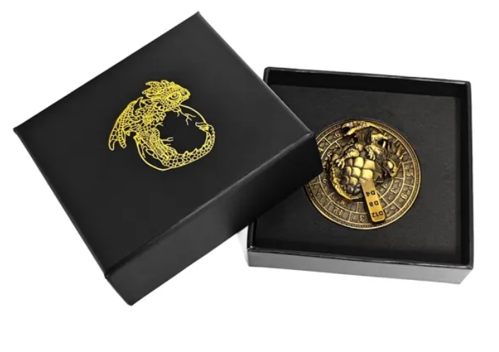Dragon Egg Spinner Die: Gold